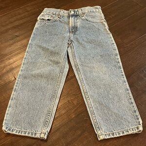 Kids Unisex Boys Girls Levi’s 505 Regular Faded Vintage VTG 90s Denim Jeans 5
